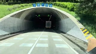 중앙고속도로(대구-부산) 상남졸음쉼터에서 청도휴게소까지 주행영상