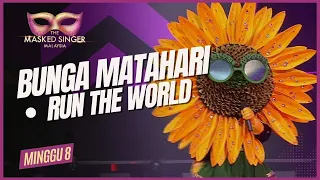 Bunga Matahari - Run The World | THE MASKED SINGER MALAYSIA S4 (Minggu 8)