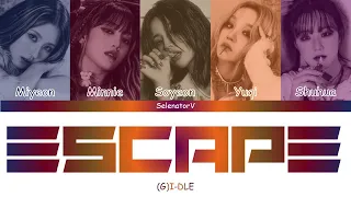 (G)I-DLE ((여자)아이들) - ESCAPE [Color Coded Han_Rom_Eng]