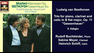 Ludwig van Beethoven - Trio for piano, clarinet and cello, Op. 11 "Gassenhauer" - II. Adagio