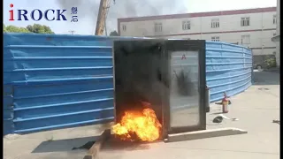 Experiment video of indirect fire detection tube fire extinguishing device