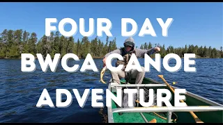 FOUR DAY BWCA CANOE ADVENTURE || Camping, Canoeing, Fishing