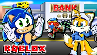 🏡 Sonic Gets ARRESTED!! - Sonic & Tails Play Roblox Brookhaven RP