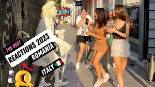 Best Reactions by Human Statue Prank Part 1 😁 from Spring, Italy/Romania 2023