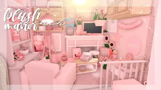 BLOXBURG: blush french manor 70k l tour + speedbuild ♡