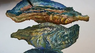 Watercolor Oyster Painting Demonstration