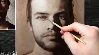 Portrait painting tips for beginners.