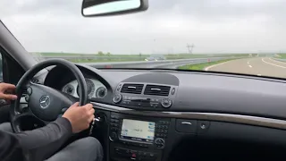 Mercedes Benz E320 CDI W211, POV Drive Acceleration