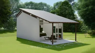 Small House Design Ideas | Small Farmhouse | 4x7 meter