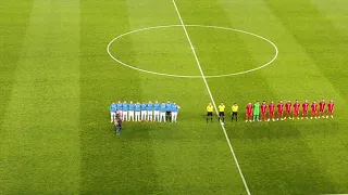 Iceland, Macedonia national anthems (14.11.2021)