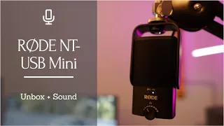 RØDE NT-USB Mini Microphone [UNBOX + SOUND]