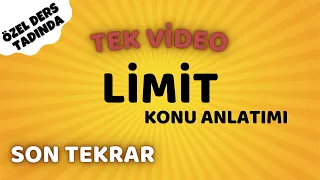 TEK VİDEO | LİMİT | KONU ANLATIMI | ÖZEL DERS TADINDA | SON TEKRAR | matematik | ayt