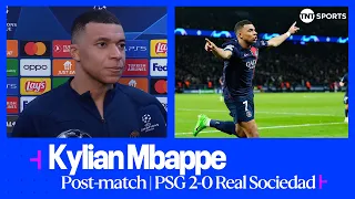 "THE JOB IS NOT DONE" 💪 | Kylian Mbappé | PSG 2-0 Real Sociedad | UEFA Champions League