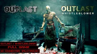 Outlast + DLC Whistleblower | Full Game | Longplay Walkthrough No Commentary | [PC]