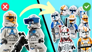 I UPGRADED MY LEGO STAR WARS CLONE ARMY…