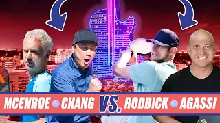 These Four TENNIS LEGENDS Faced Off In a Legendary PICKLEBALL Match?!