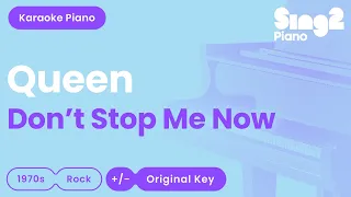 Queen - Don't Stop Me Now (Piano Karaoke)