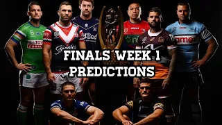 NRL Finals Week 1 Predictions