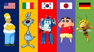 Cartoons From Different Countries | Pt.4