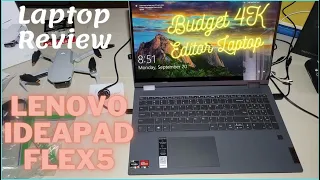 Best budget laptop to edit 4K the Lenovo Ideapad Flex 5 review.