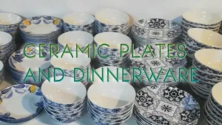 CERAMIC PLATES AND DINNERWARE AT CENTRAL BANGNA BANGKOK THAILAND KRRT