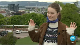 Sigrid on Norwegian national news 26 May 2021