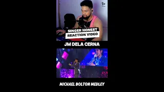 JM DELA CERNA "Michael Bolton Medley" New Gen Champs Concert - SINGER HONEST REACTION