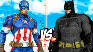BATMAN vs CAPTAIN AMERICA - Super Epic Battle