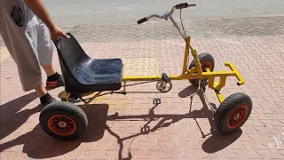 DIY Making Go Kart Bike - Gokart Bisiklet Yapımı - Full Video