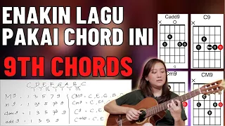 CARA MENGGUNAKAN AKORD 9 / 9th Chords (Major 9, Minor 9, Add9, Dominant 9) - SEE N SEE GUITAR