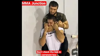 Islam Makhachev Gets Choked Out 😂