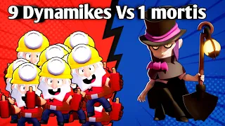 1 MORTIS vs 9 DYNAMIKES !!! 😨