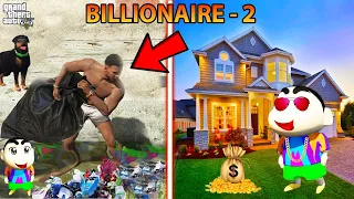 Franklin Poor Life To Billionaire in GTA 5 | Earn $1000,000,000 & EVERYTHING IS FREE IN GTA5