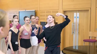 Principal of The Royal Ballet teaching at our 2023 Summer Intensive