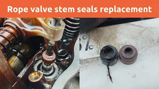 Suzuki Samurai valve stem seal replacement - rope method without removing head