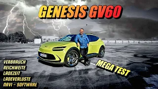 Genesis GV60 Sport+ Mega Test! Reichweite Verbrauch Ladezeit #elektroauto #electriccar