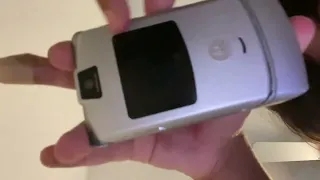 ASMR old flip phone