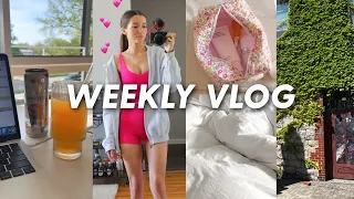 WEEKLY VLOG 🍒 joining a gym, thrift shopping, kitty health update + more