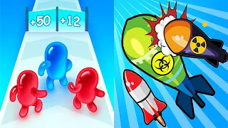 Join Blob Clash , Bomb Evolution - Mobile Games Walkthrough New Evolution Satisfying Games