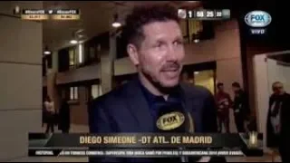 El 'palo' de Simeone a la afición del Bernabéu que no gustará a los madridistas ⚽ 2018 ⚽ HD