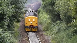 The Timber Thrashes out of Aberystwyth as 6Z55 97303 & 37405 23/06/2023 | I Like Transport