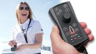 Dockmate wireless remote control demo with International Yacht Broker Association's Heather O'Keefe!