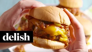 Chili Cheese Burgers | Delish