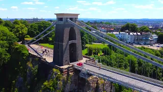 Clifton suspension bridge - Drone views