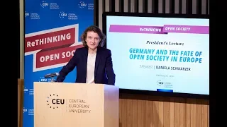 Daniela Schwarzer - Germany and the fate of Open Society in Europe, February 27, 2018