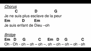 Je ne suis plus esclave de la peur (paroles & accords)