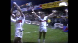 Bradford City v Bristol City League Cup Quarter Final 1989