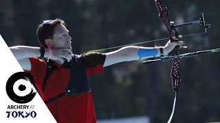 Archers at the Olympics shoot with recurve bows | #ArcheryatTokyo