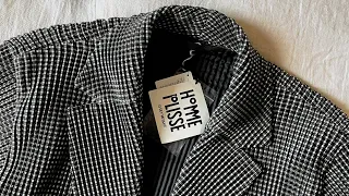 HOMME PLISSÉ ISSEY MIYAKE NOTCHED LAPEL BLAZER (UNBOXING, TRY ON, SIZE GUIDE)