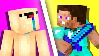 👶🏻 НУБ ПРОТИВ ПРО 😈 — МАЙНКРАФТ БАТТЛ НА СЕРВЕРЕ MINECRAFT | ВЛАДУС